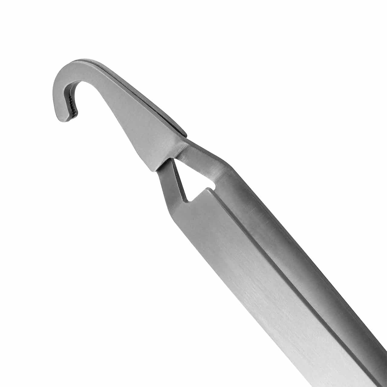 Bracket Holder Tweezers - J-Shaped Tip