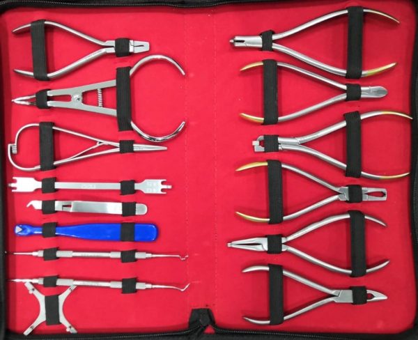 Orthodontics Dental Instruments Kit of 15 pcs