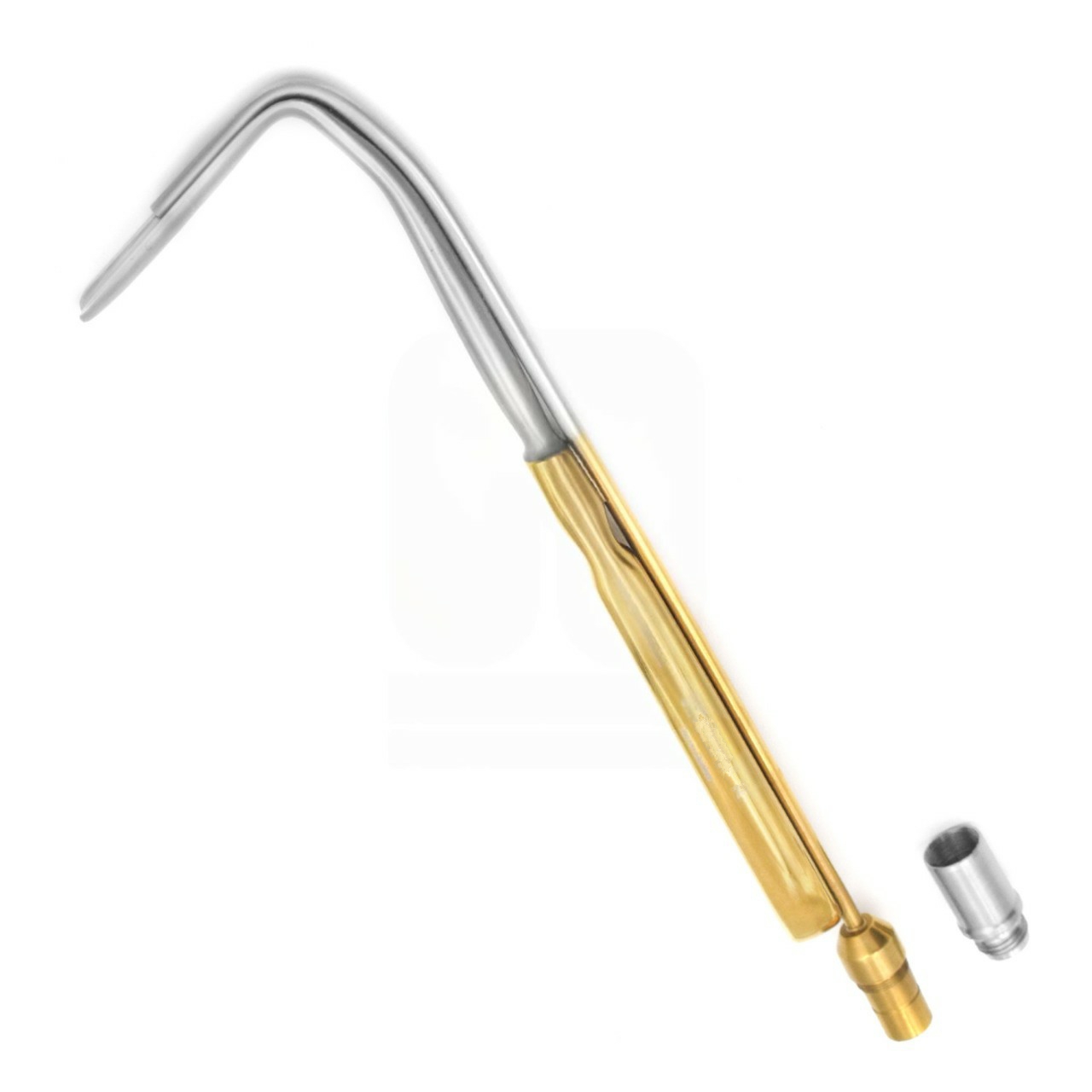 Aufricht Nasal Retractor with Fiber Optic Light, 6-1/4"