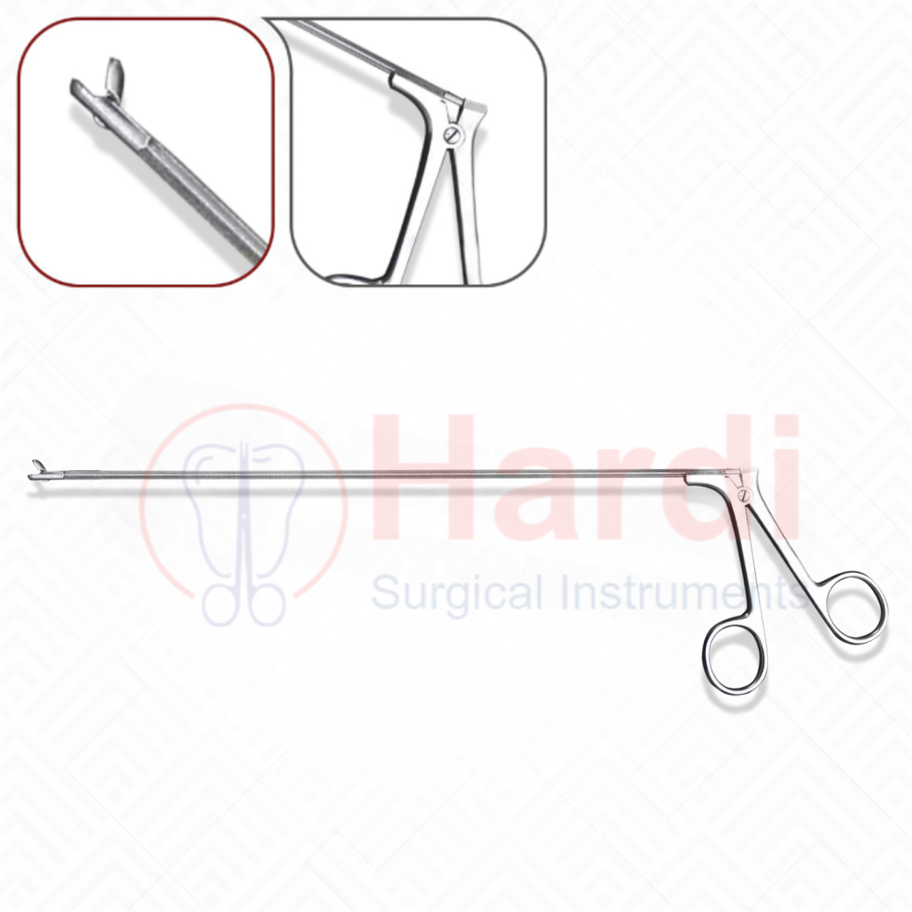 Kleinsasser Laryngeal Biopsy Forceps, 3x4mm Jaw, 23cm