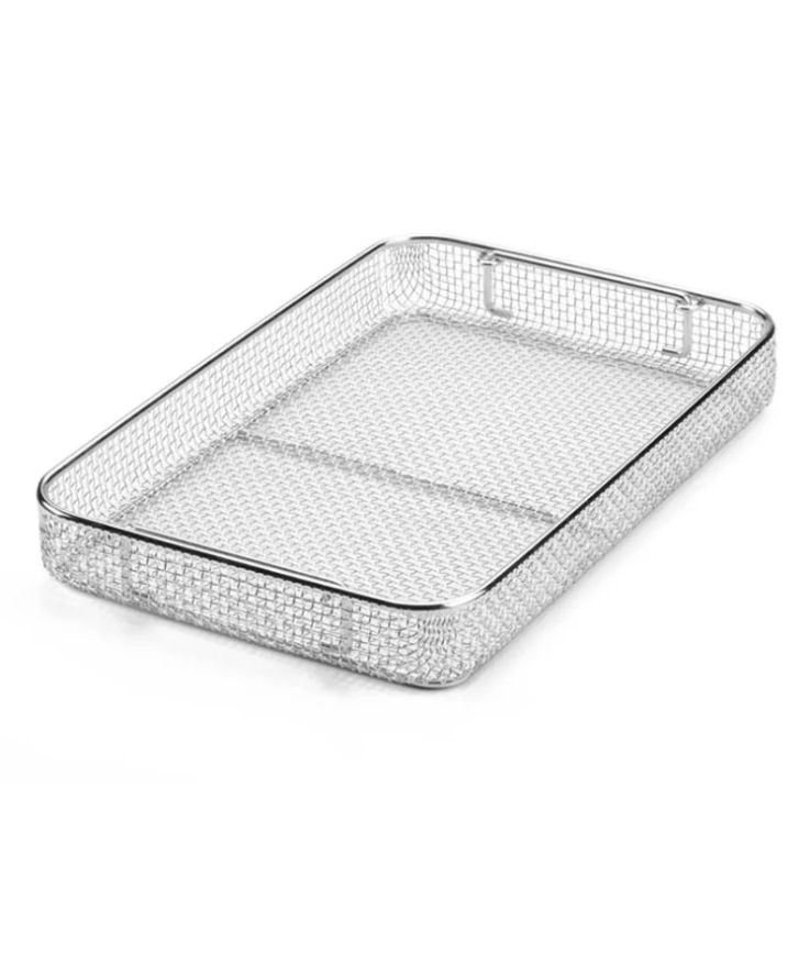 Mesh Sterilization Tray, Stainless Steel, Available in Multiple Sizes
