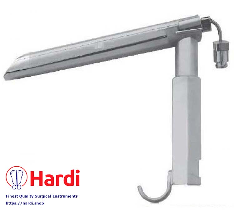 Anterior Commissure Laryngoscope With Fiber Optic Carrier Medium