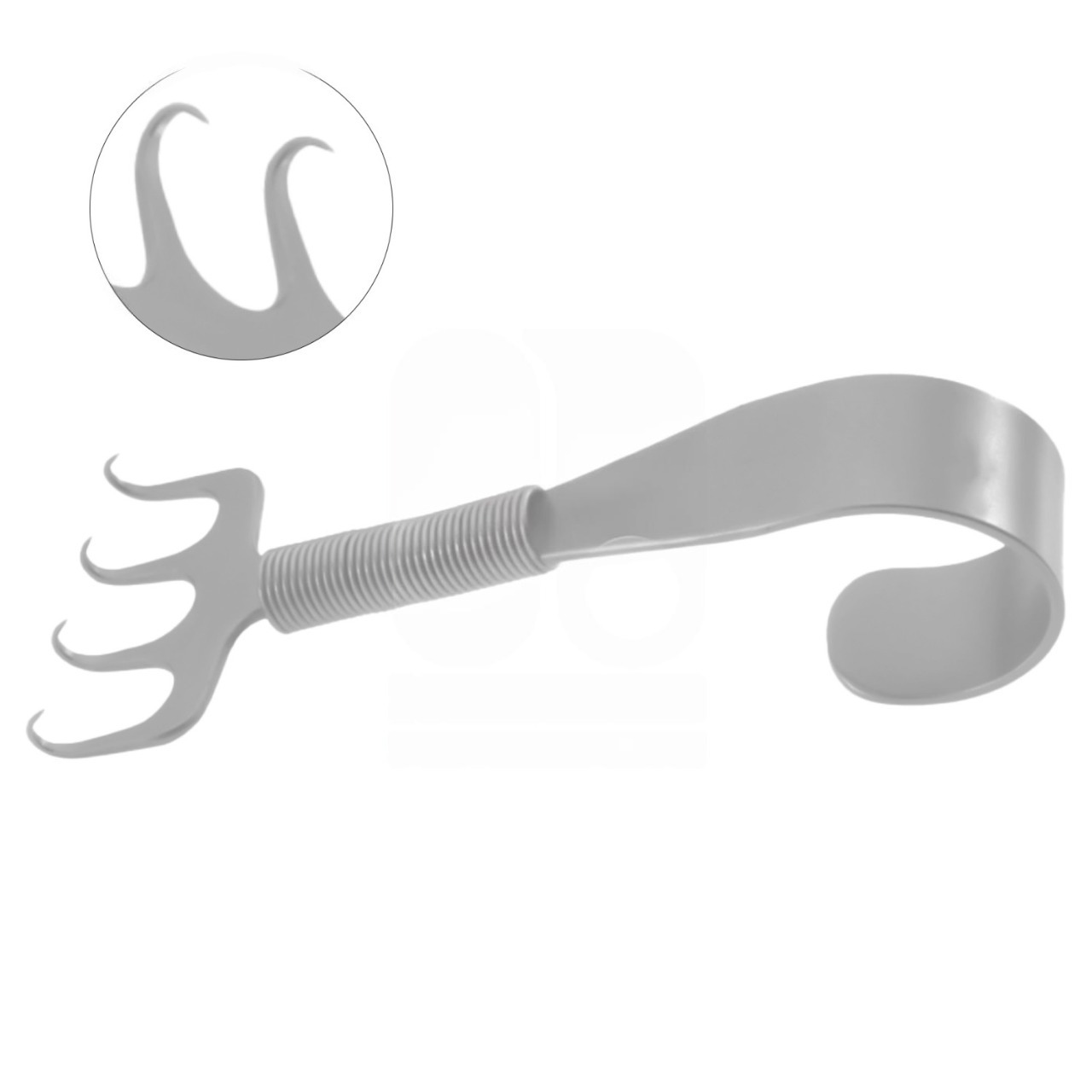 Gorney Rake Retractor, 7.5cm Length, 38mm Wide, 4 Prongs