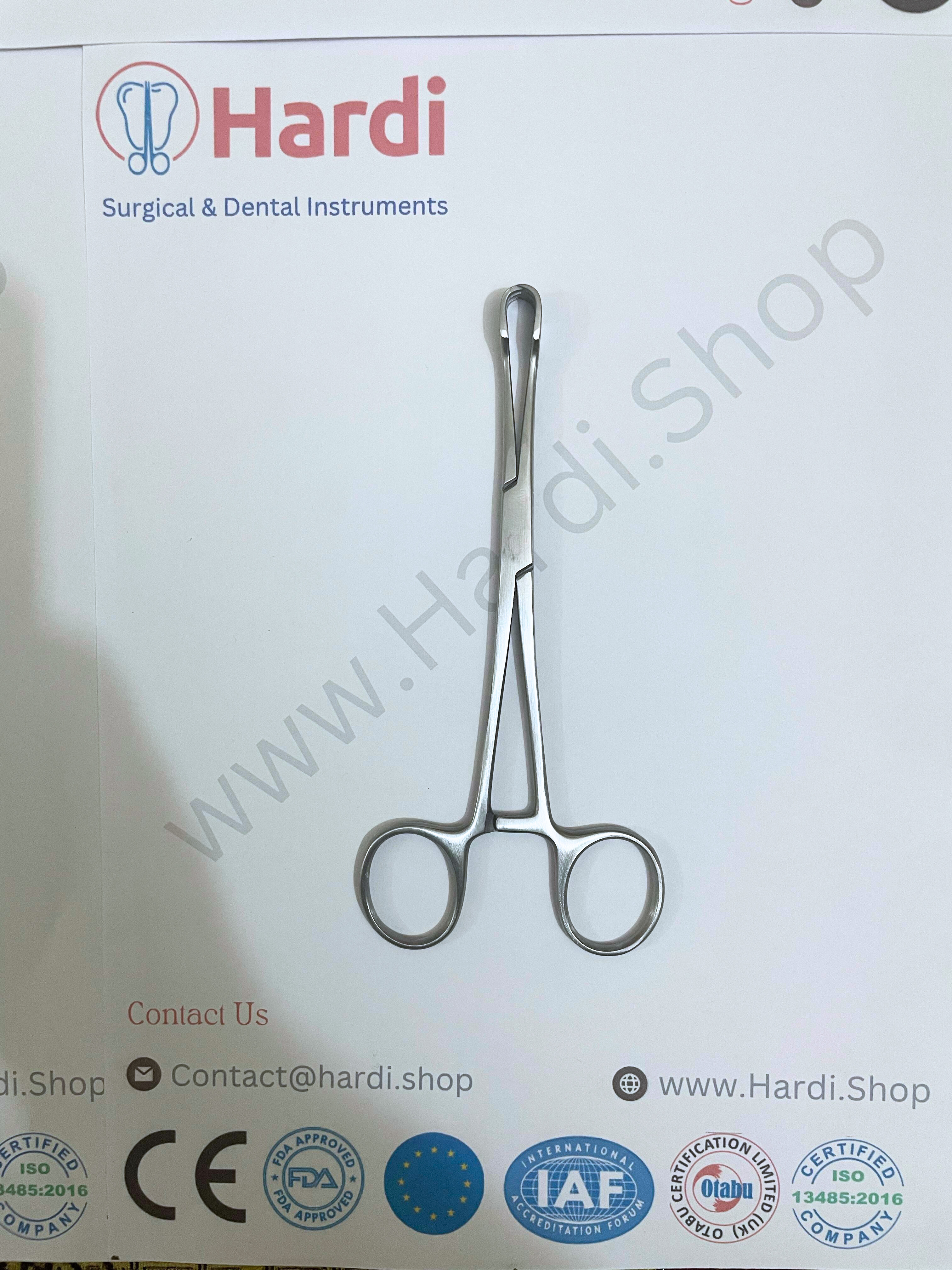Lahey goiter traction clamp, Stainless Steel