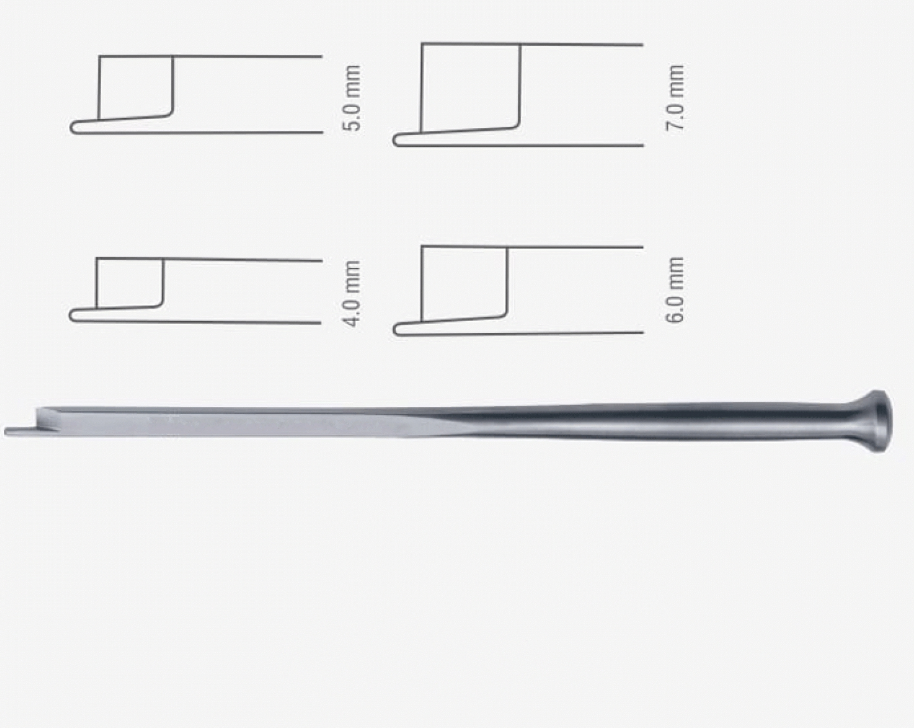 Fomon Bone Chisel Guarded point 16cm