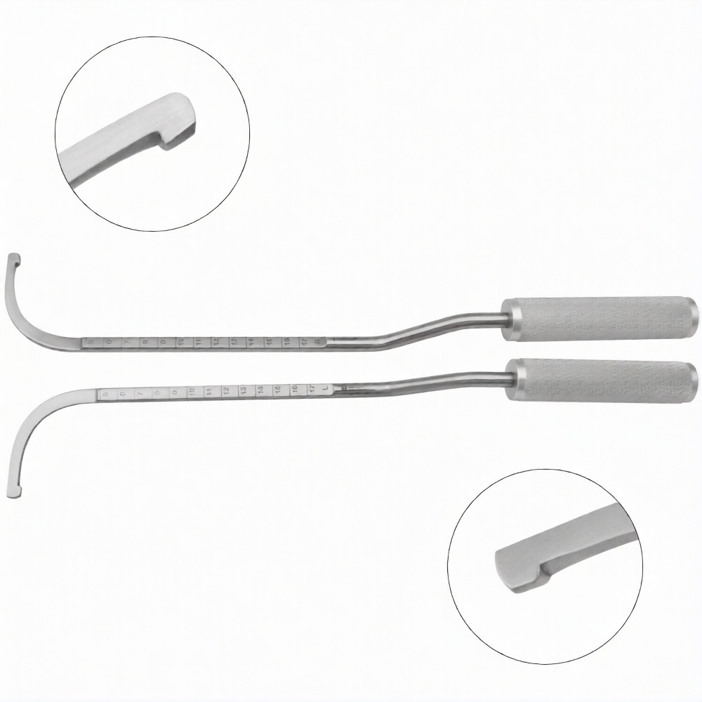 Agris-Dingman Submammary Breast Dissector Set, Right & Left