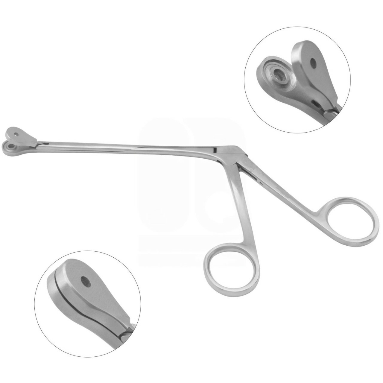 Lewis Septum Forceps 7.5" - Round grooved jaws