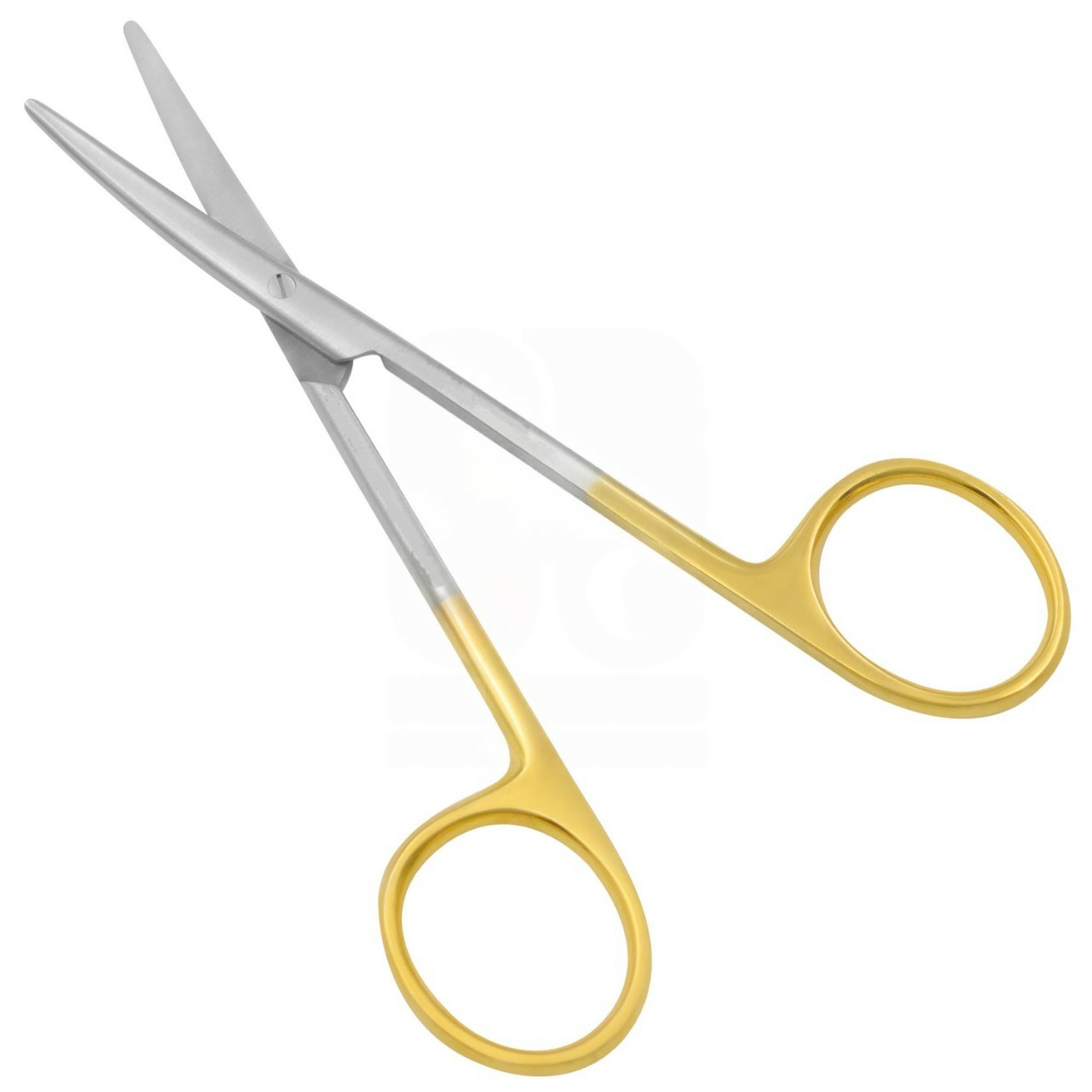 Strabismus Scissors 11.4 cm -  Serrated TC Blunt Tips