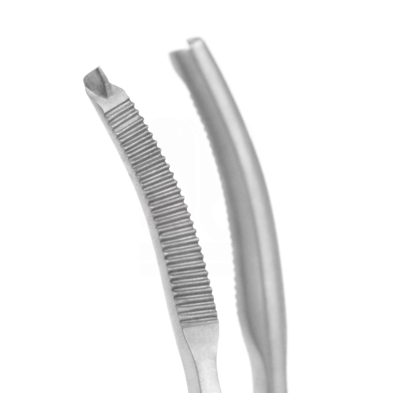 Rochester-Ochsner Forceps - 1x2 Teeth, Serrated Jaws