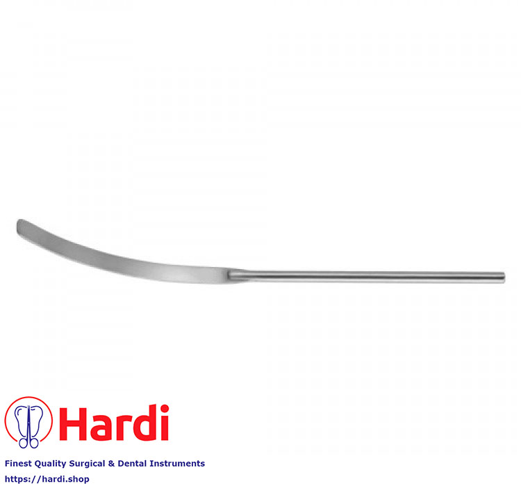 Round Handle Heifetz Brain Spatulas 20cm - Neurosurgery Instrument