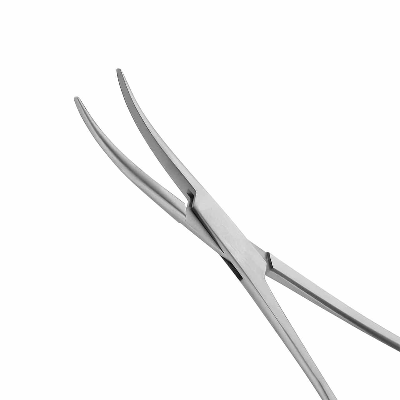 Needle Nose Forceps 5.5" Curved - Smooth Tip