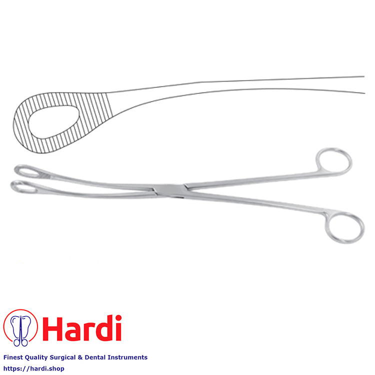 Kelly Uterine Polypus Forceps 32cm - Efficient Tool for Gynecological Procedures