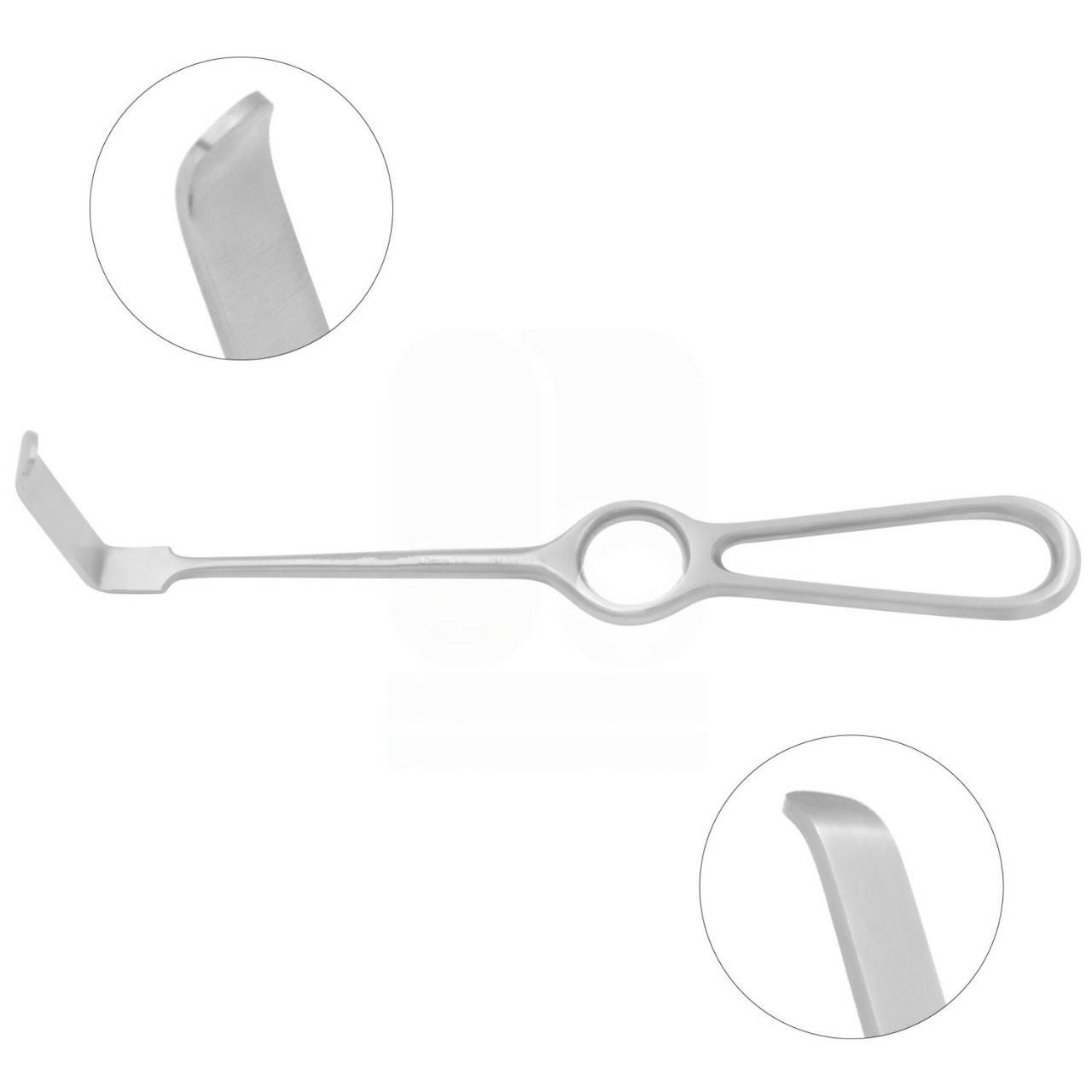 Kocher Langenbeck Retractor, 21.5cm Length, 55×11mm Blade