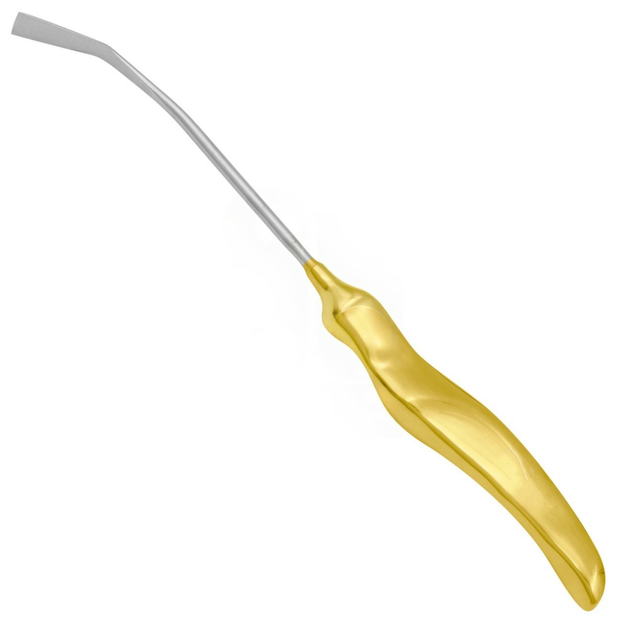 Daniel Endoscopic Forehead Scalp Elevator, Angled Tip, 12mm, 24cm