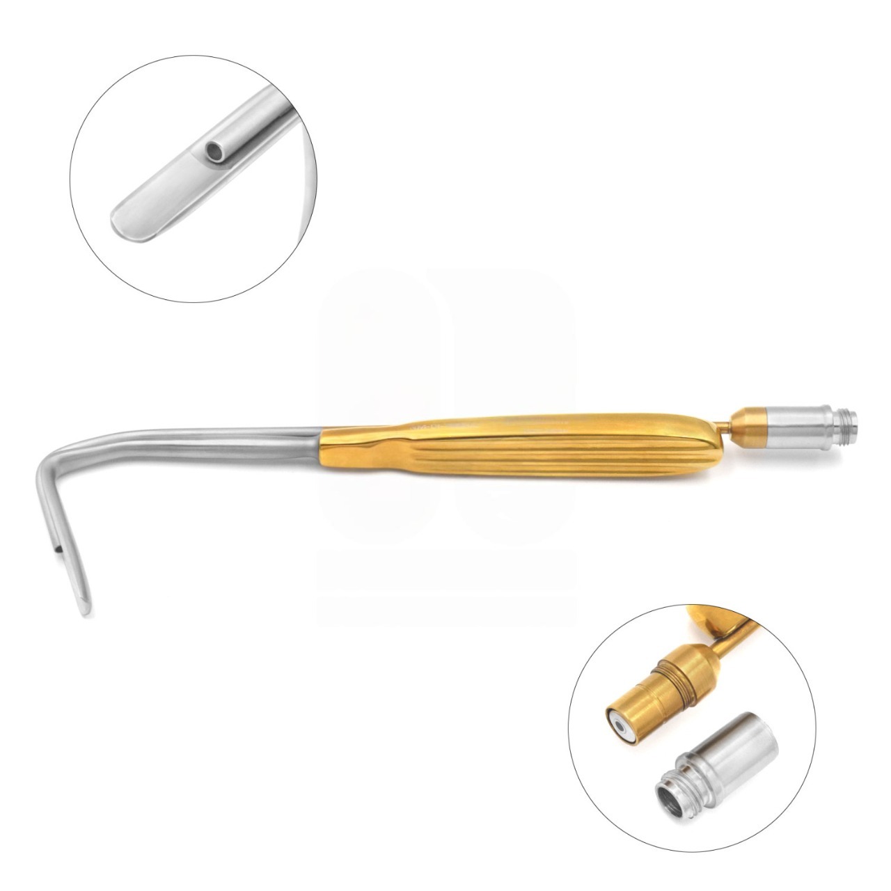 Aufricht Nasal Retractor with Fiber Optic Light, 6-1/4"