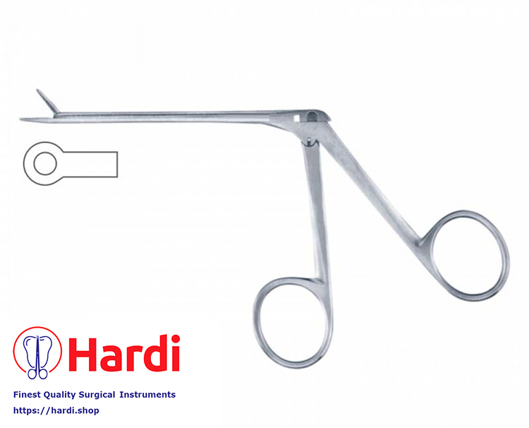 Hartmann-Hoffmar Ear Alligator Punch Forcep, 8.5 cm (3 ¼”), Stainless Steel