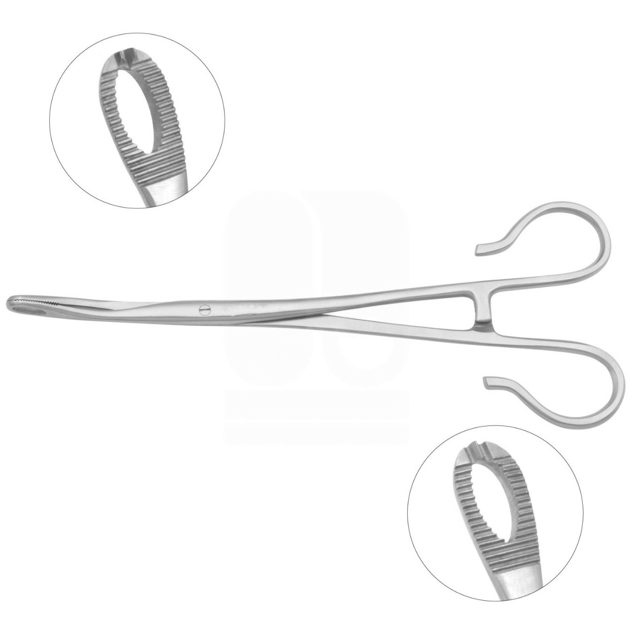 Blohmke Tonsil Grasping Forcep 1 x 2 Teeth 20 cm