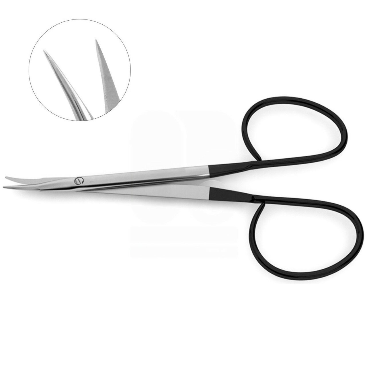 Gradle Ribbon Style Rings Scissors 4" – Slightly-Curved