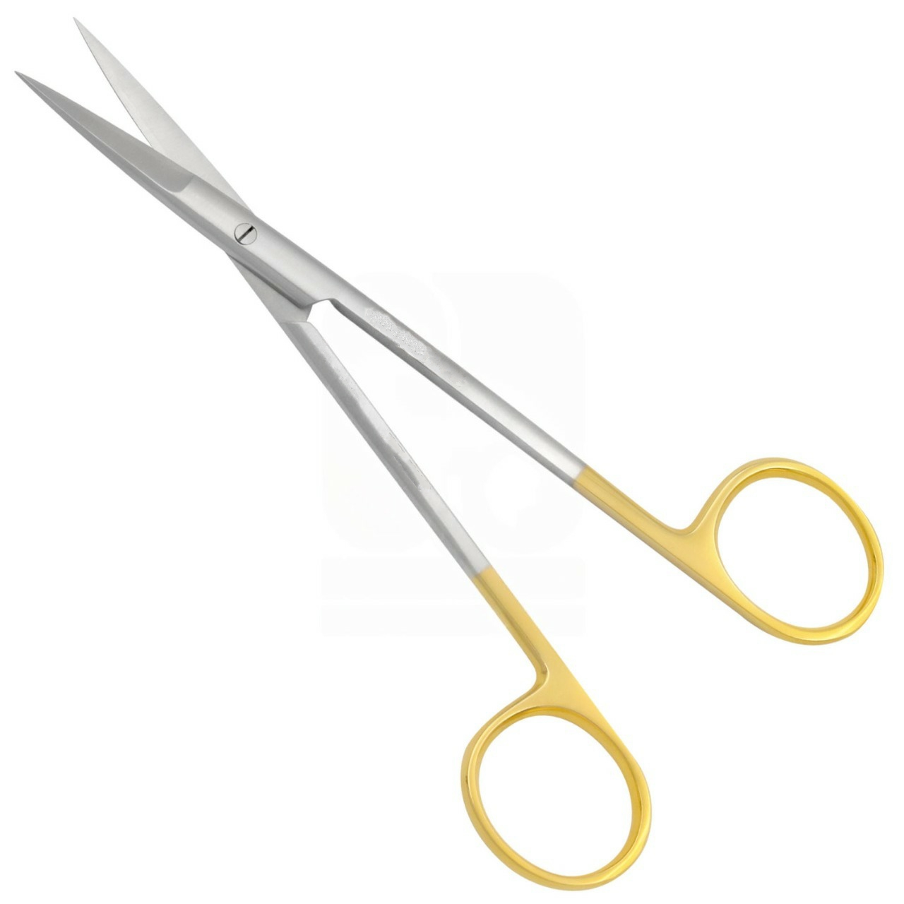 Aufricht Fine Scissors Straight Serrated Tungsten Carbide