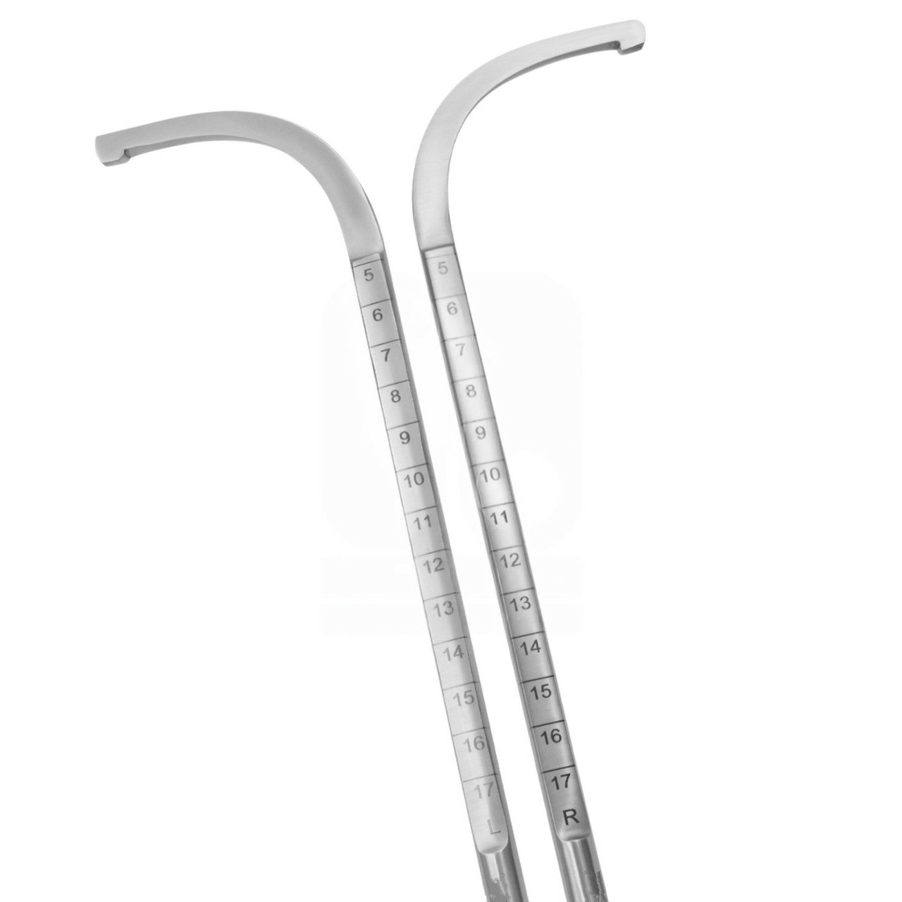 Agris-Dingman Submammary Breast Dissector Set, Right & Left