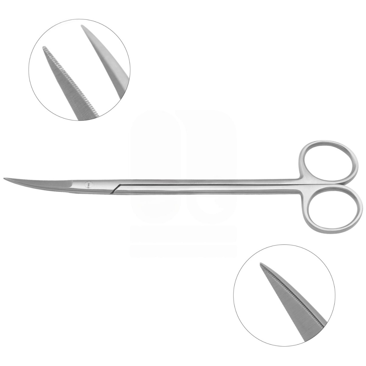 Friedman Face Lift Scissors - Curved & Serrated