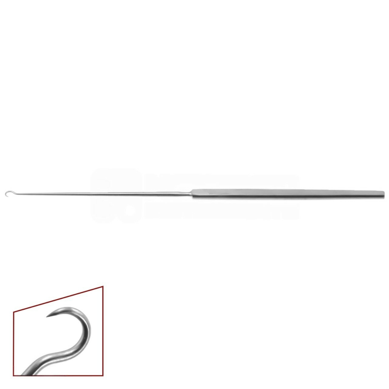 Gillies Dura and Skin Retractor Hook, 19cm Length