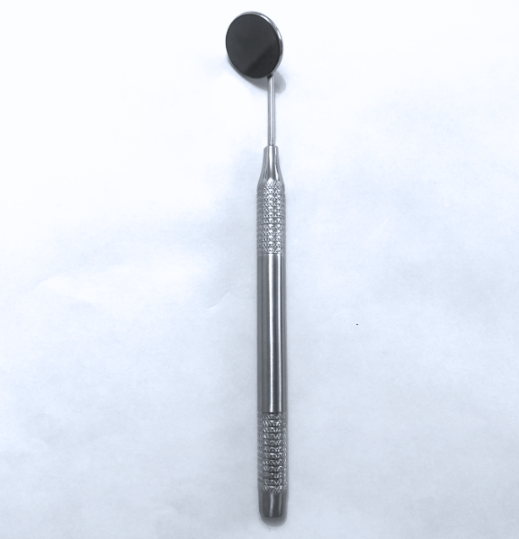 Dental Front Surface Mirror S/S with Handle