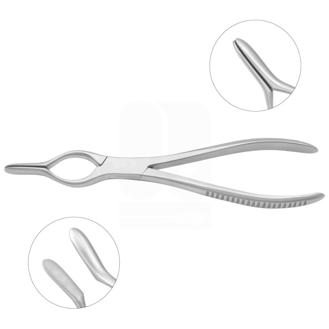 Cottle-Walsham Septum Forceps 9" - Straight 30mm x 7mm Jaw