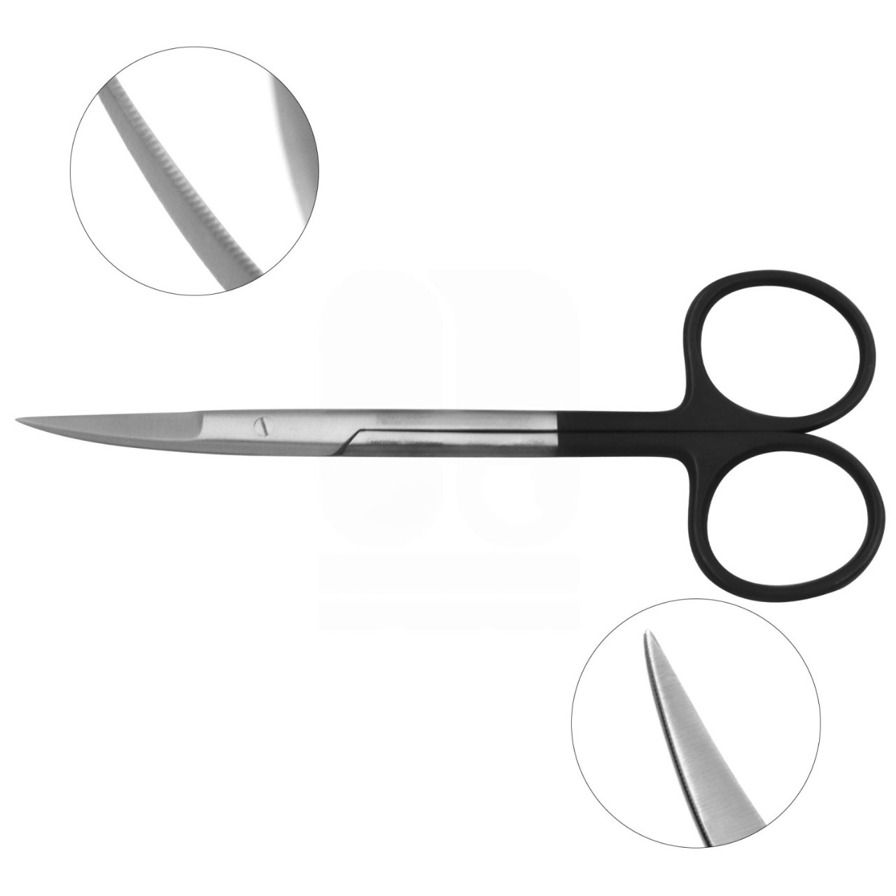 Plastic Surgery Scissors 12.1 cm - Serrated, Sharp, TC Tips