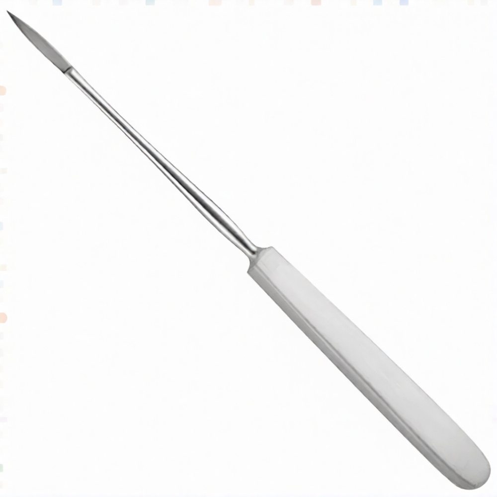 Halle Brain Knife, 20cm with Flat Handle for Neurosurgery