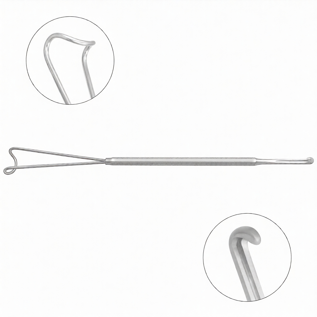 Neivert Knife Guide & Retractor 17.2cm – 4mm Guide & 15mm Retractor