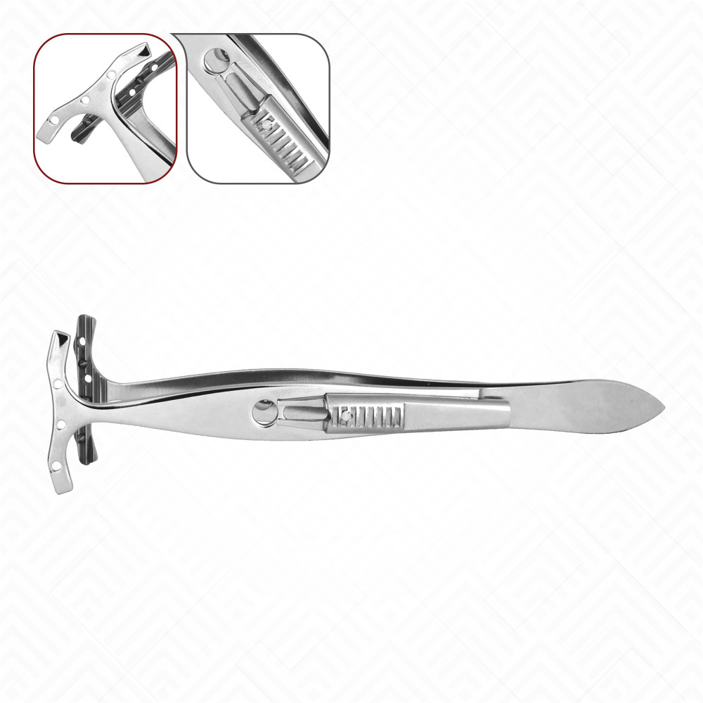 Putterman Mullers Muscle Ptosis Clamp, T-Jaw