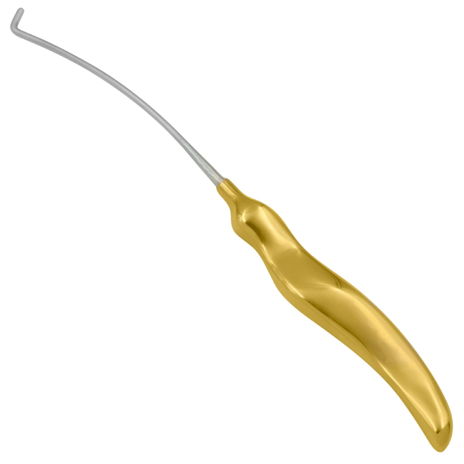 Daniel Endoscopic Forehead Nerve Hook, Curved Right, 9-1/4"