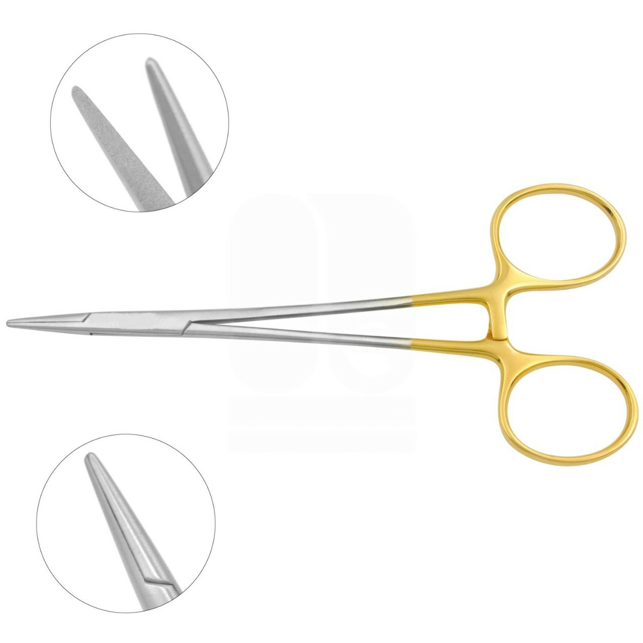 Tebbetts Ultra-Delicate Needle Holders 12cm - TC Diamond Surface Jaw