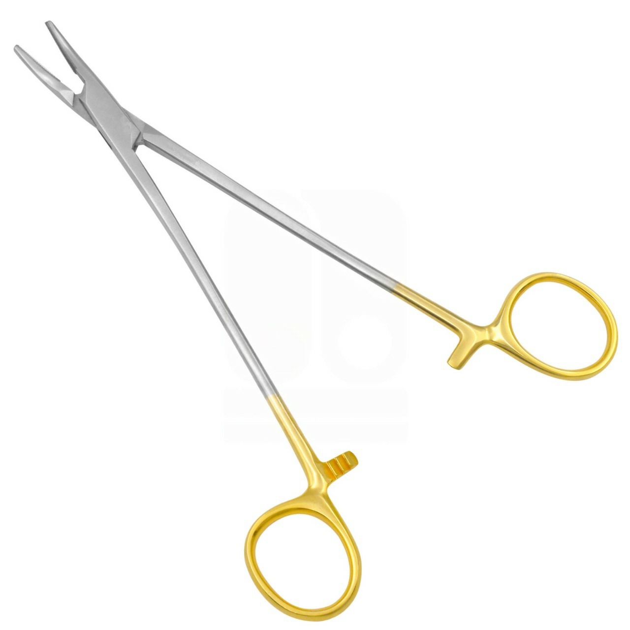 Heaney Needle Holder - TC Curved Serrated Jaw
