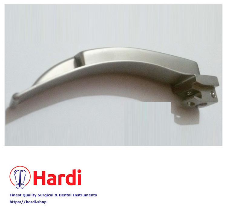German Profile Laryngoscope Blade #4 for Improved Intubation View