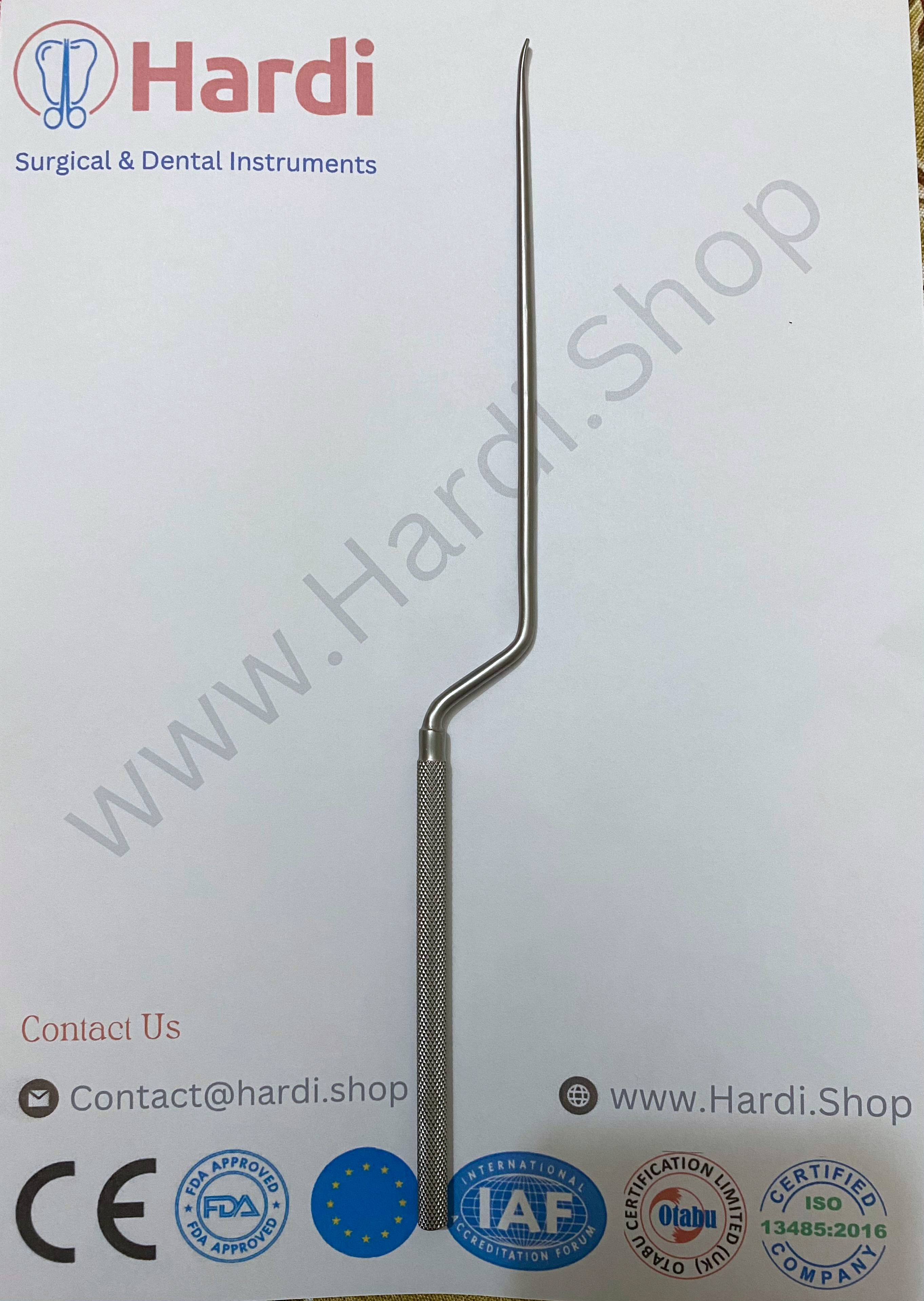 Koos Micro Knife: Bayonet-Shaped 18.5cm for Neurosurgery