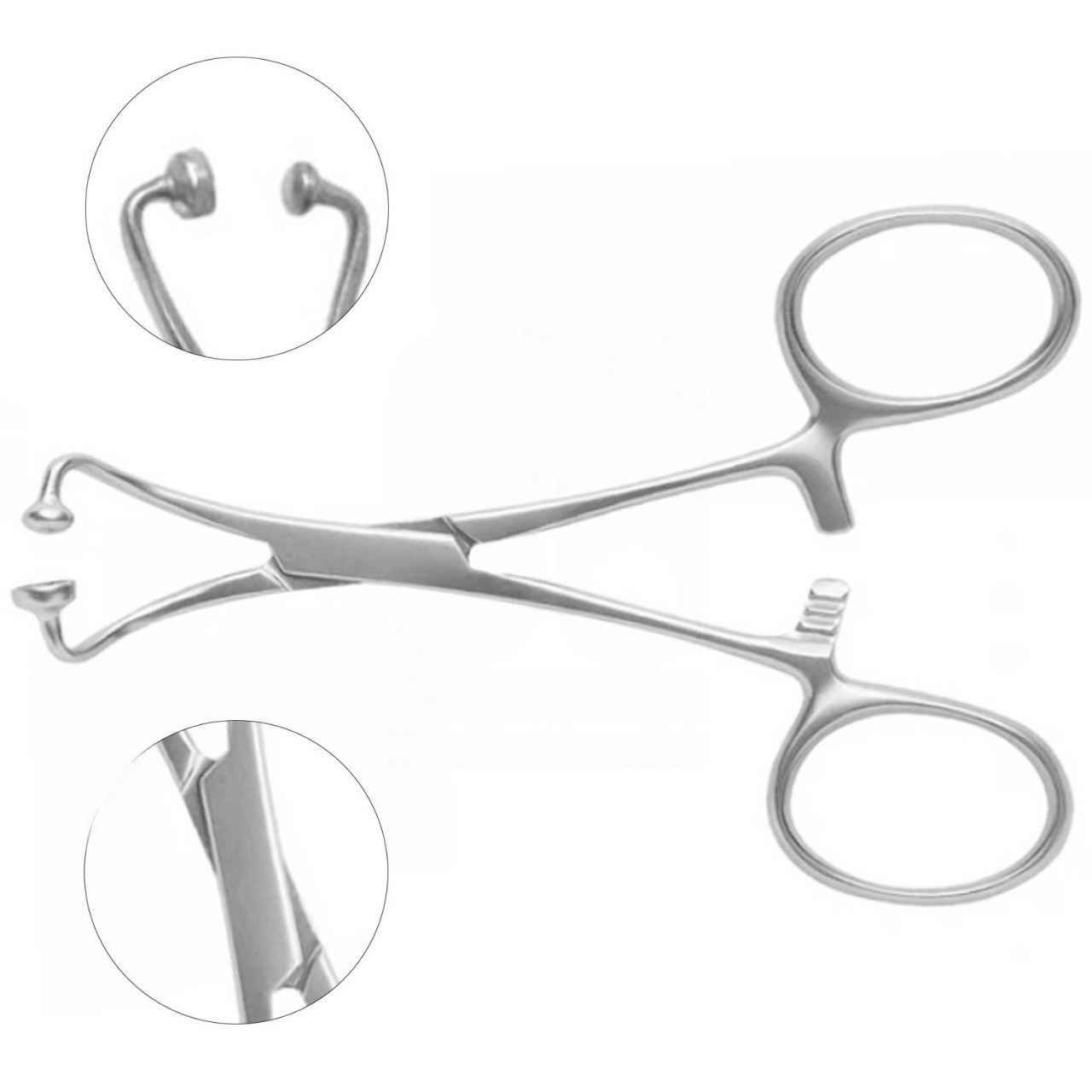 Backhaus Towel Clamp, Ball & Socket, 13 cm