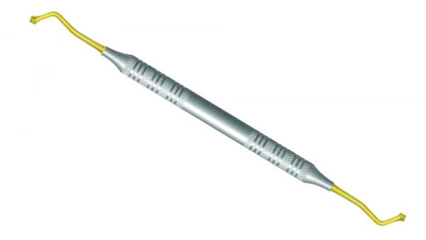 21B Acorn Burnisher with Gold , Double-ended