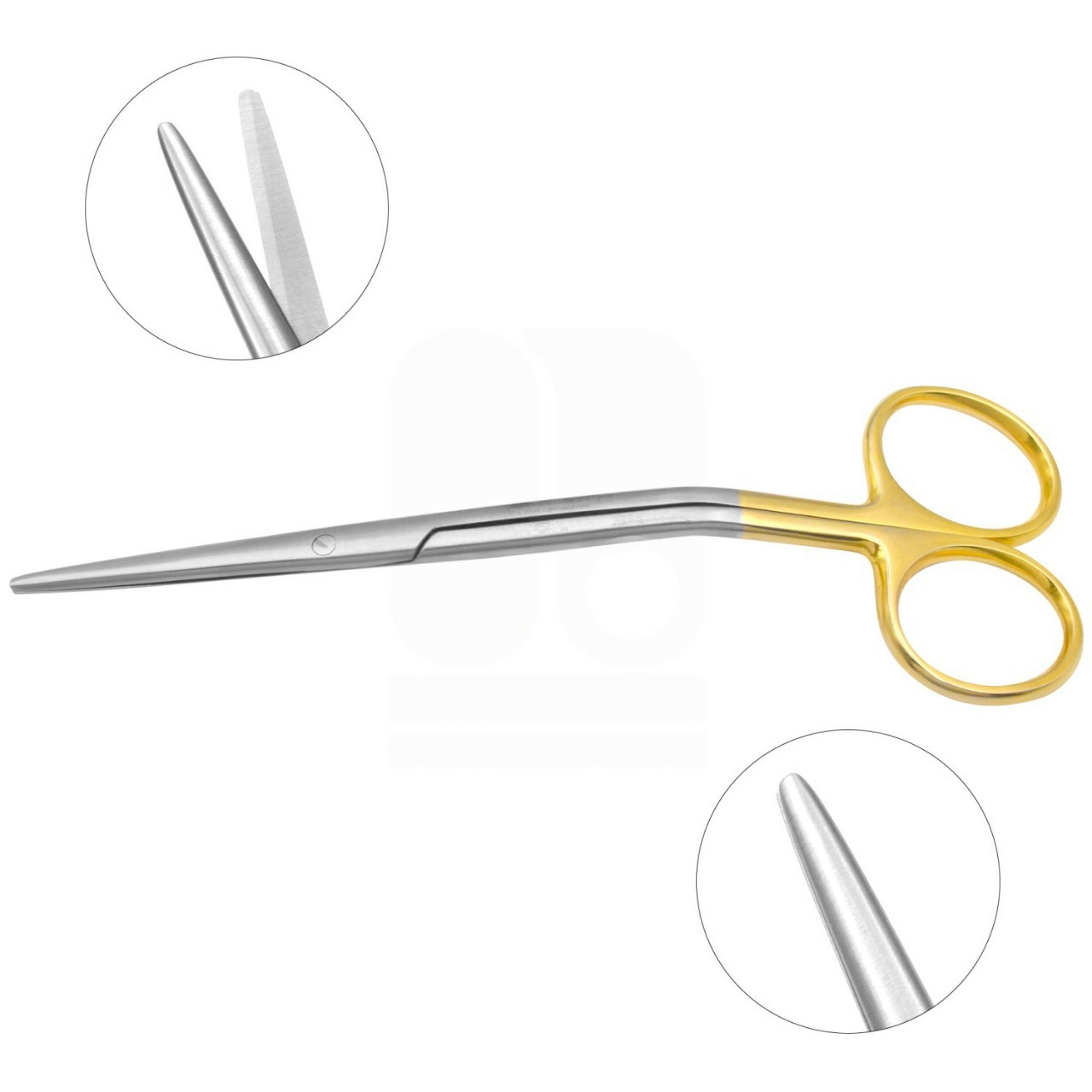 Fomon Dorsal Nasal Scissors 13 cm - Angled , TC