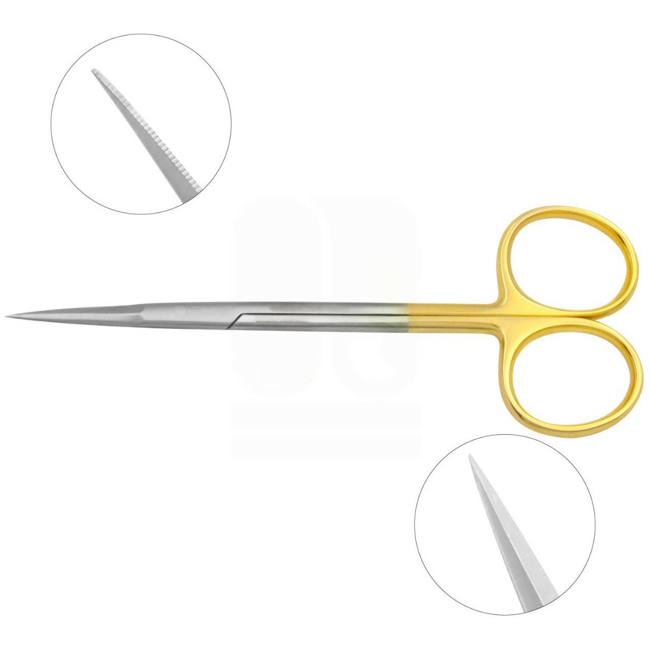 Tebbetts Delicate Dissecting Scissors 13.5 cm - Curved, Serrated