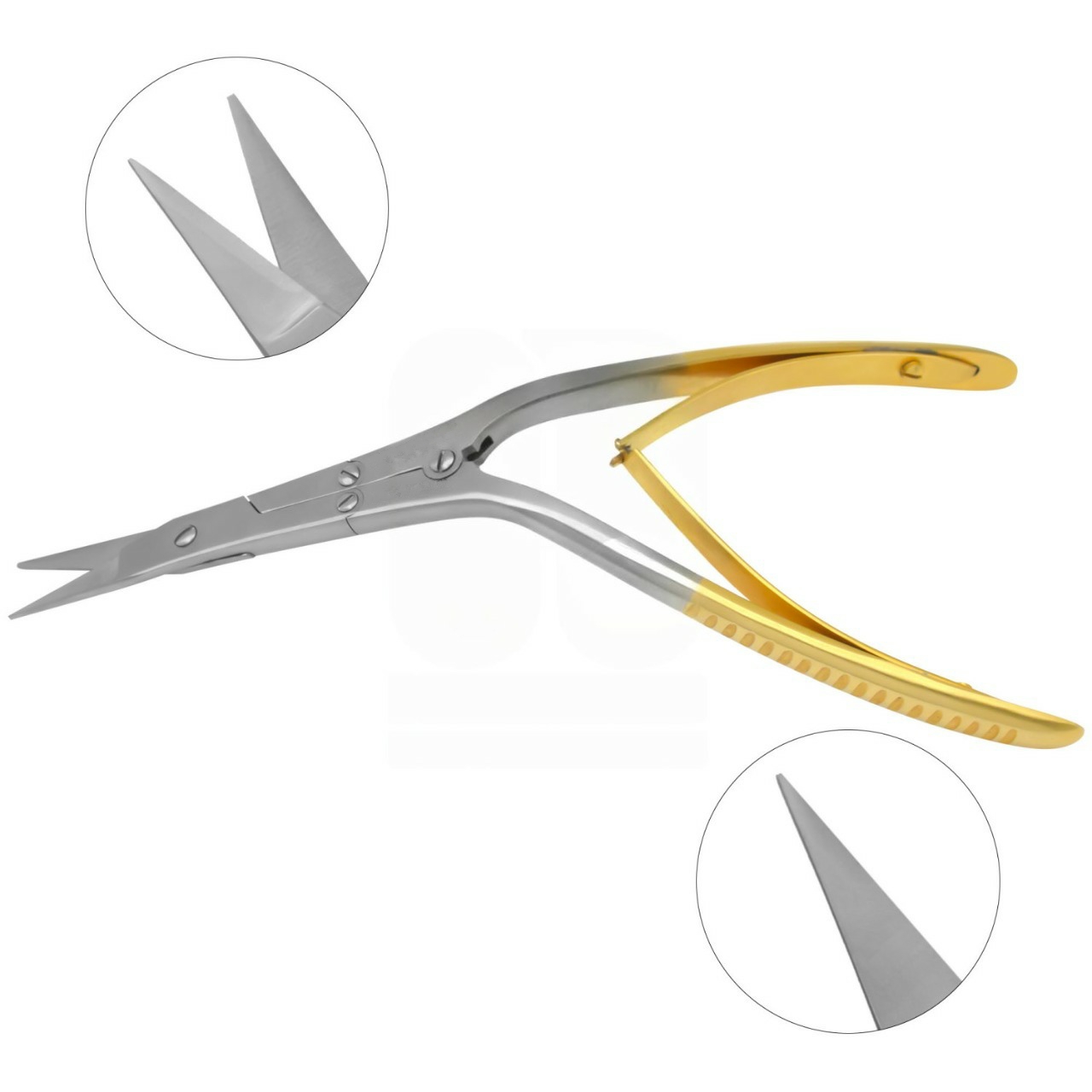 Caplan Septum Scissors 19.5cm - Serrated Angled TC Blades