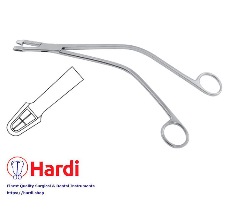 Schubert Angled Uterine Biopsy Forceps  (21.5cm 5.0mm) - Tissue Collection instrument