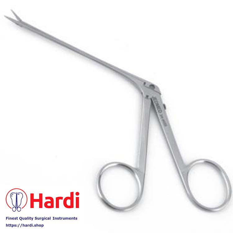 Bellucci Ear Forceps, 8mm serrated jaws, Stainless Steel
