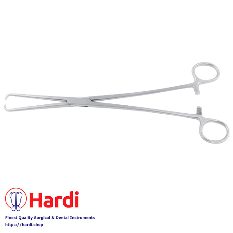 Pozzi Tenaculum Forceps 25.5cm for Gynecologic Surgery