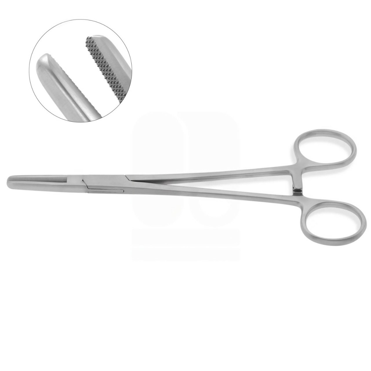 Vorse Tube Occluding Forceps - Serrated Beveled Jaws