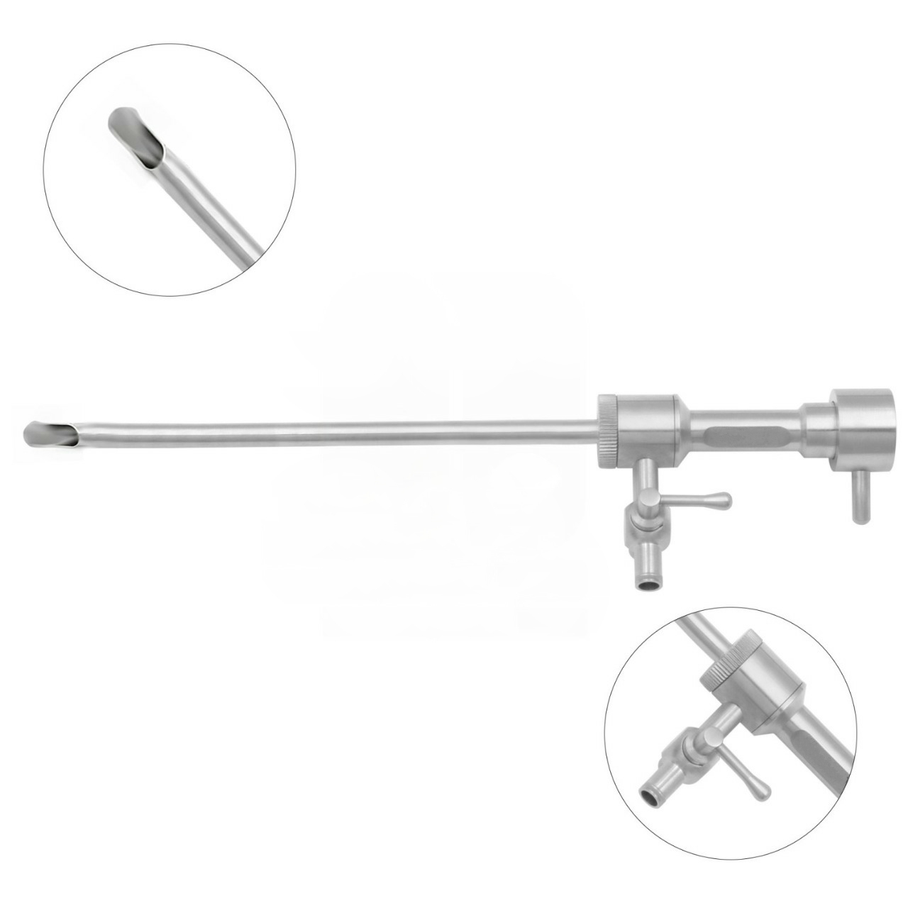 Ramirez Cobra Cannula With Stopcock - For 4mm & 5mm Endoscope