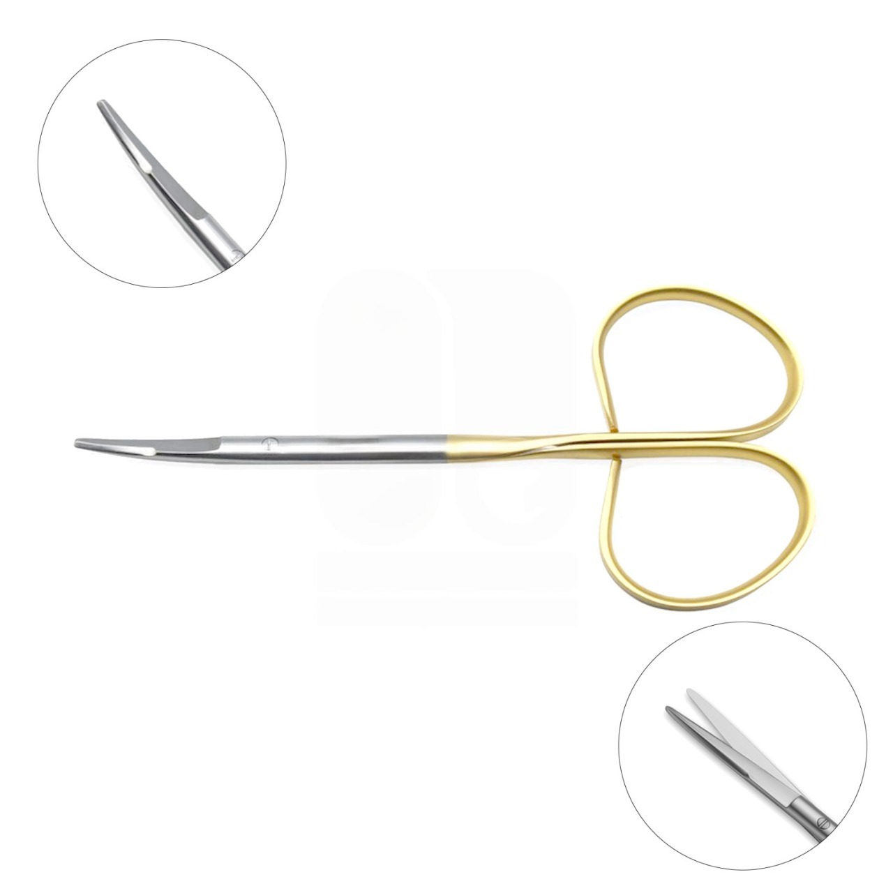 Kaye Ribbon Type Blepharoplasty Scissors, 10.5 cm