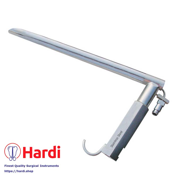 Hypo Pharyngoscope With Fiber Optic Carrier Adult