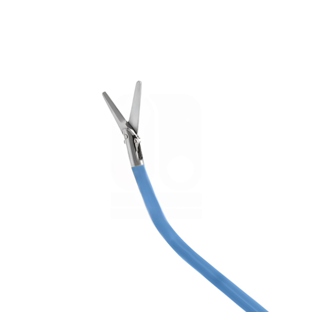 Endoscopic Forehead Scissors, Curved Malleable Shaft, Ergo Handle